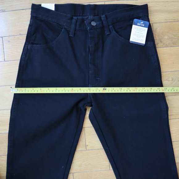 NWT Wrangler Rustler Black Straight Leg Jeans, Size 30 - Picture 13 of 15